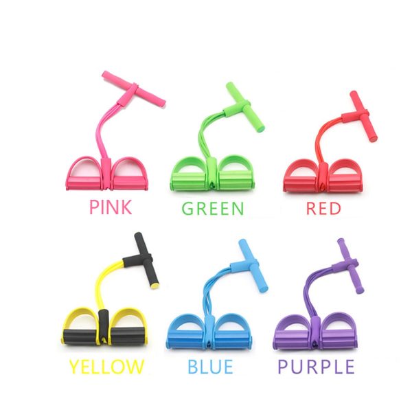 4-Tube Foot Pedal Exerciser Lose Weight Fitness Equipment for Arm Hip Thigh Abs - Image 13