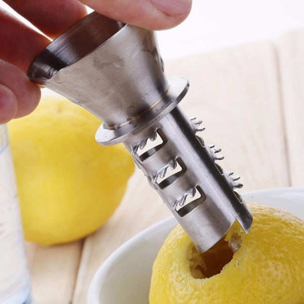 Creative Stainless Steel Thick Manual Fruit Juicer 2pcs - Image 3