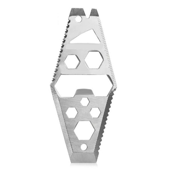 Bottle Opener Hex Wrench Crowbar Scraper Keychain