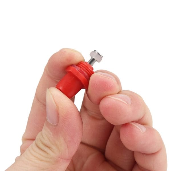 100PCS Red Nipples Drinking Chicken Automatic Water Dispenser Poultry Farming - Image 8