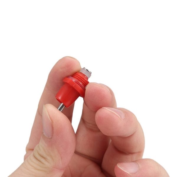 100PCS Red Nipples Drinking Chicken Automatic Water Dispenser Poultry Farming - Image 7