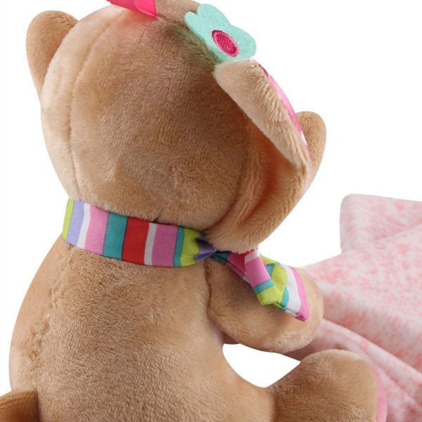 Baby Animal Comforting Saliva Towel Plush Toy for Teething Drooling Infant - Image 6