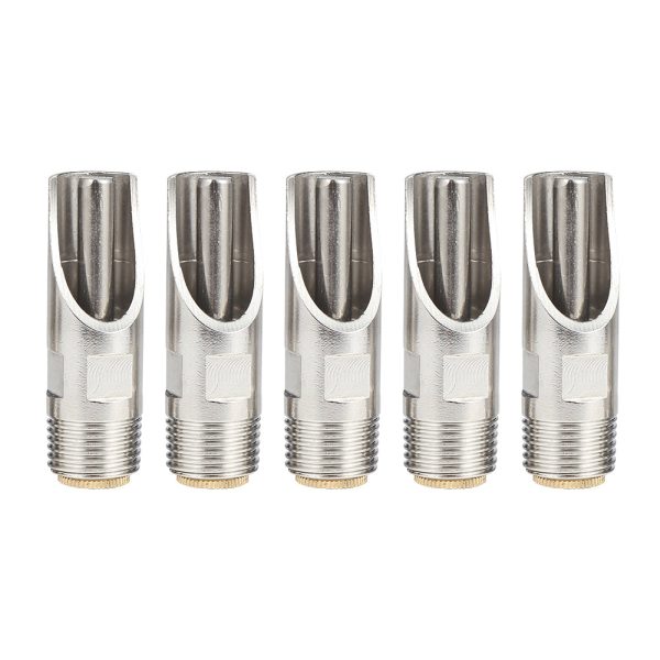 5PCS Drinking Fountains Pig Duck Stainless Steel Automatic Water Nipple Livestock Supplies