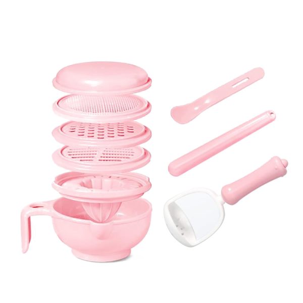 8-in-1 Toddler Food Masher Baby Feeder Set Grinder Processor Smasher - Image 3