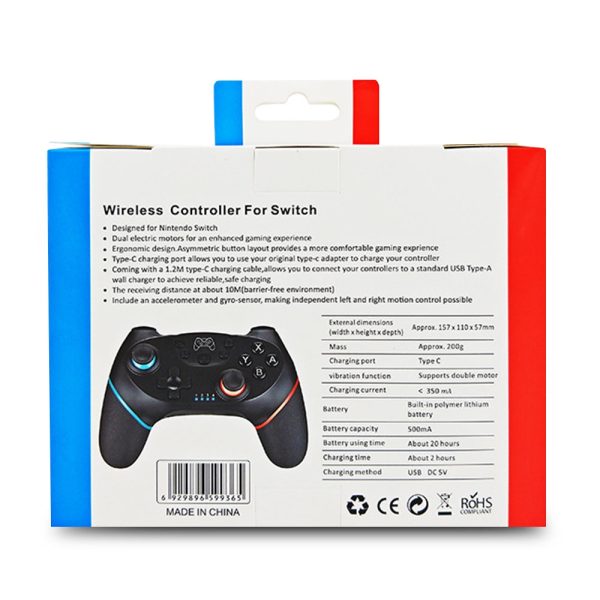 Bluetooth Game Controller Wireless Dual Motors for Switch - Image 7