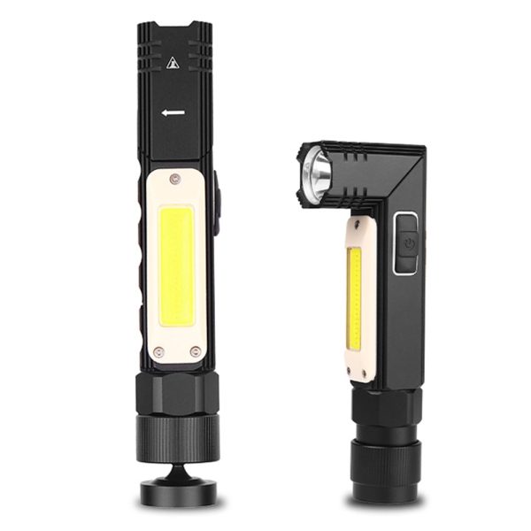 Asafee D3 Multifunction Flashlight COB Rotating Work Light with USB Charging - Image 7
