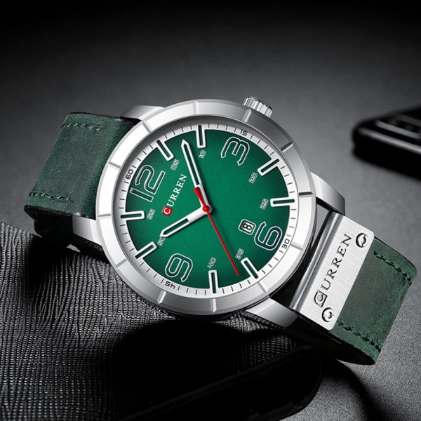 CURREN 8327 Men's Watch Japanese Movement Round Leather Casual Calendar - Image 15