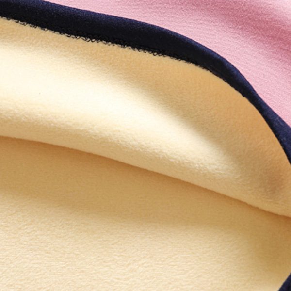 Cartoon Print Fleece Kid Two-piece Suit Round Collar Long Sleeve Children Garment - Image 2