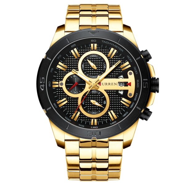 Curren 8337 Men's Watch Six-Pin Multifunction Quartz Calendar Steel Band - Image 5