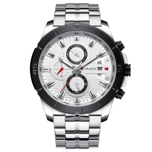 Curren 8337 Men's Watch Six-Pin Multifunction Quartz Calendar Steel Band - Image 17