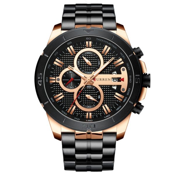 Curren 8337 Men's Watch Six-Pin Multifunction Quartz Calendar Steel Band - Image 15