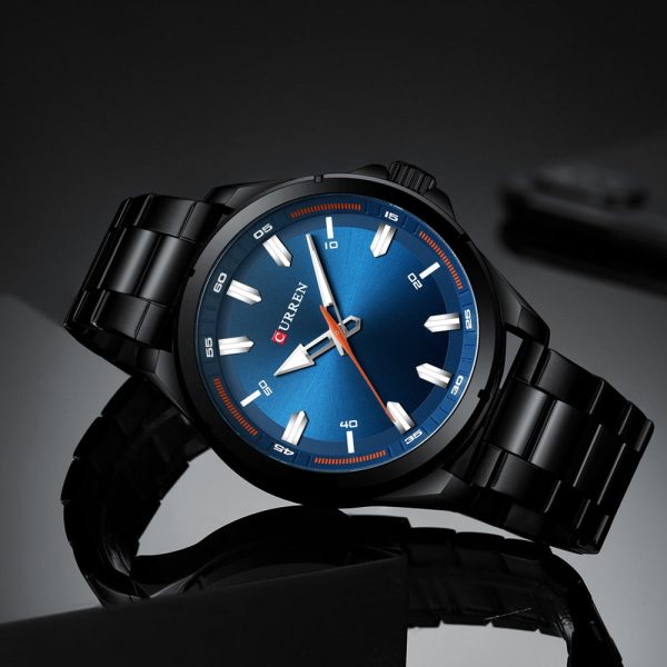 CURREN 8320 Men's Quartz Watch Large Dial Fashion Business Waterproof - Image 2