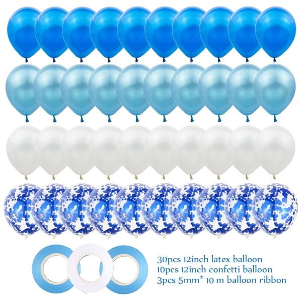 12ʺ Balloon Set Balloon Garland Wedding Arch Birthday Party Creative Decorations with Balloon Ribbon Rolls 43pcs - Image 20