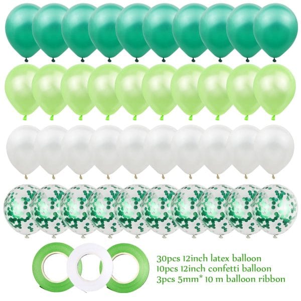 12ʺ Balloon Set Balloon Garland Wedding Arch Birthday Party Creative Decorations with Balloon Ribbon Rolls 43pcs - Image 26