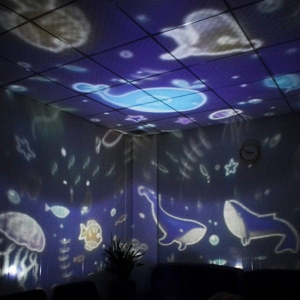 1991 USB / Battery Power Supply / Four Patterns / Eight Light Modes Night Projection Light - Image 7