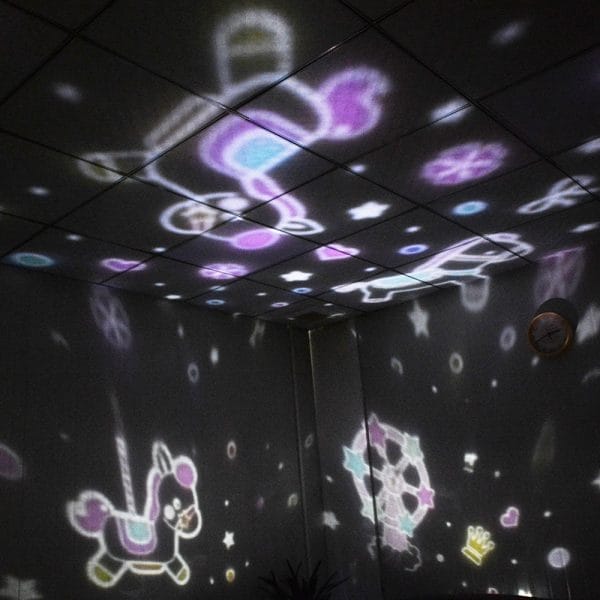 1991 USB / Battery Power Supply / Four Patterns / Eight Light Modes Night Projection Light - Image 8