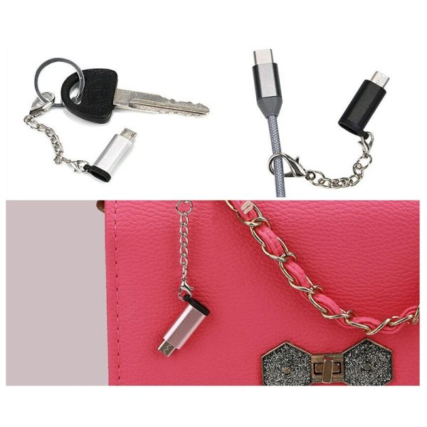 Android Type-C Female to Micro USB Adapter Mobile Phone Converter - Image 21