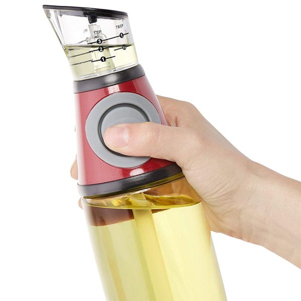 Controllable Metering Push Type Oil Bottle with Graduated - Image 3