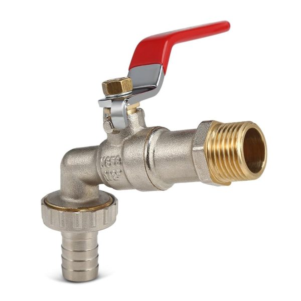 1/2'' Brass Faucet Water Tap for Home Outdoor Garden with Manual Long Handle - Image 5