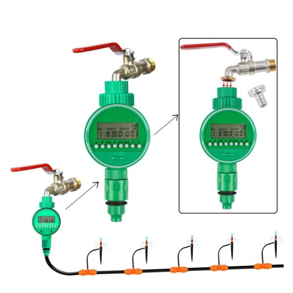 1/2'' Brass Faucet Water Tap for Home Outdoor Garden with Manual Long Handle - Image 4
