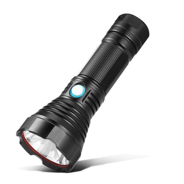 752 LED Light / Adjustable Brightness USB Aluminum Alloy Rechargeable Flashlight - Image 2