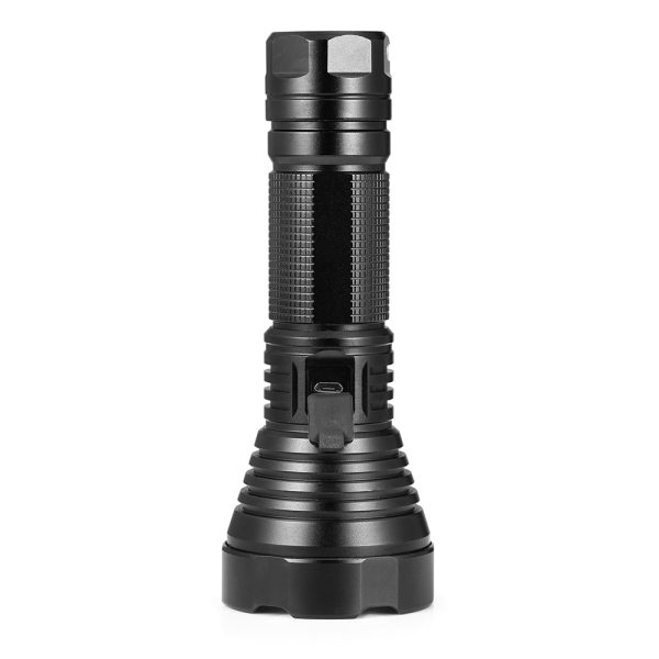 752 LED Light / Adjustable Brightness USB Aluminum Alloy Rechargeable Flashlight