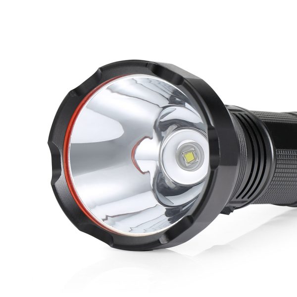 752 LED Light / Adjustable Brightness USB Aluminum Alloy Rechargeable Flashlight - Image 7