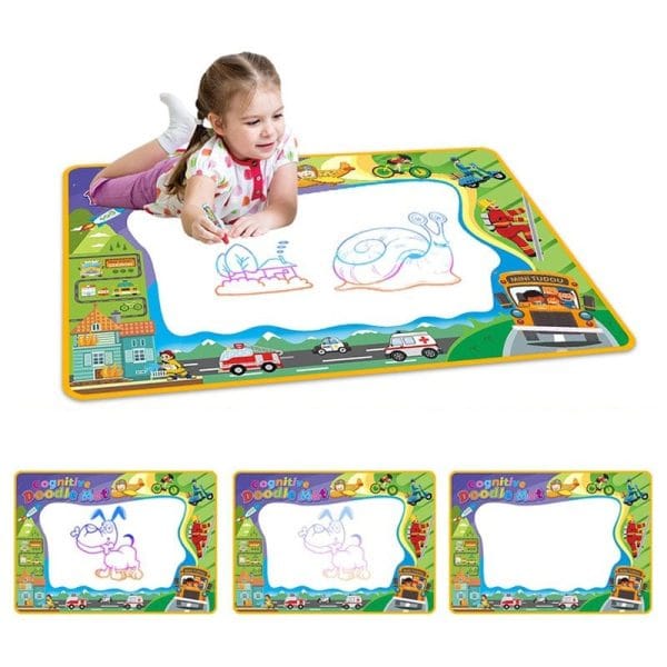 100 x 70cm Painting Cloth Cognitive Theme Graffiti Toy - Image 5