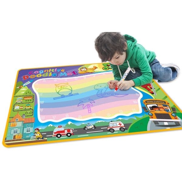 100 x 70cm Painting Cloth Cognitive Theme Graffiti Toy - Image 4