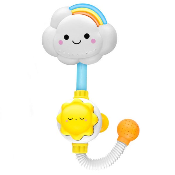 Baby Bathing Shower Cloud Rainbow Bathroom Waterplaying Toy - Image 5