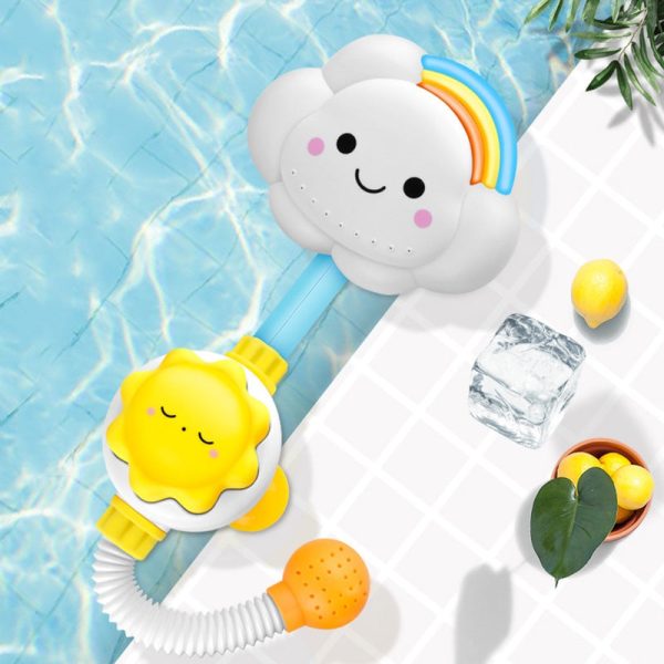 Baby Bathing Shower Cloud Rainbow Bathroom Waterplaying Toy - Image 4
