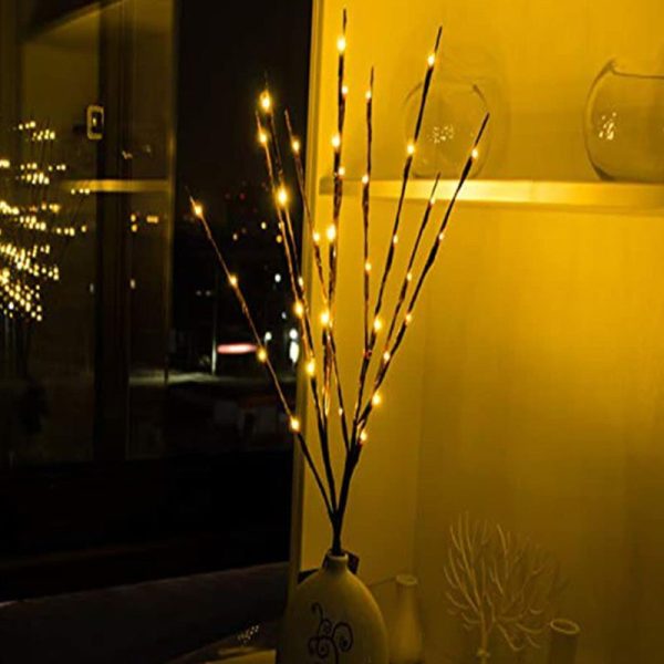 20 LED Simulation Branch Indoor Festival Decoration Light String - Image 10