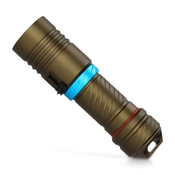 Asafee AF38 LED Flashlight Electric Torch Diving Underwater Light Lamp - Image 2