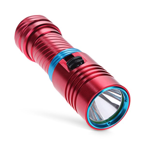 Asafee AF38 LED Flashlight Electric Torch Diving Underwater Light Lamp - Image 9