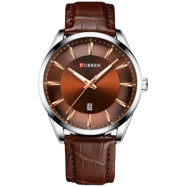 CURREN 8365 Men's Round Belt Watch Waterproof - Image 4