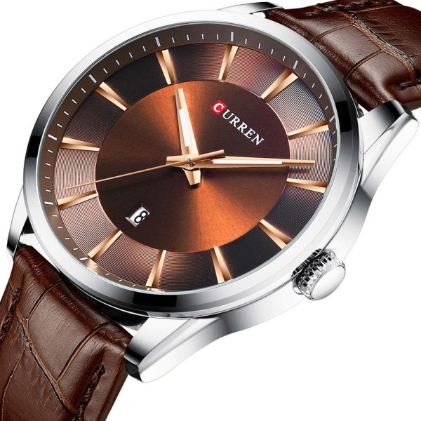 CURREN 8365 Men's Round Belt Watch Waterproof - Image 14