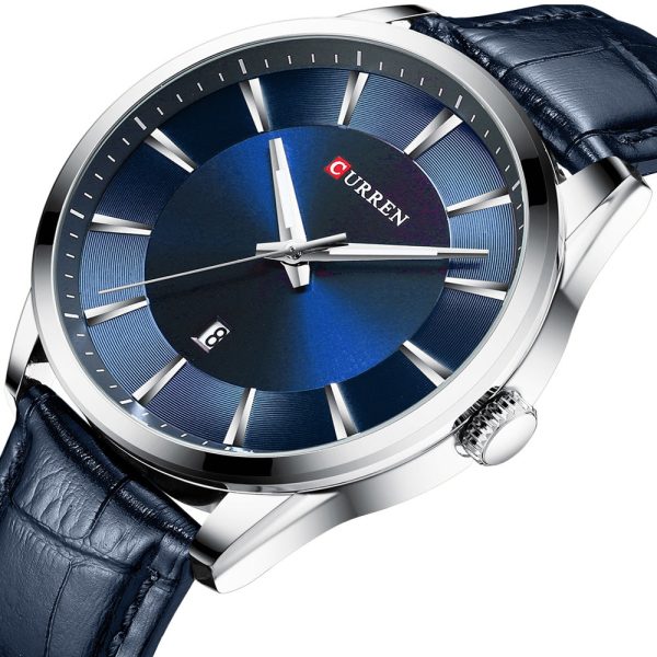CURREN 8365 Men's Round Belt Watch Waterproof - Image 20