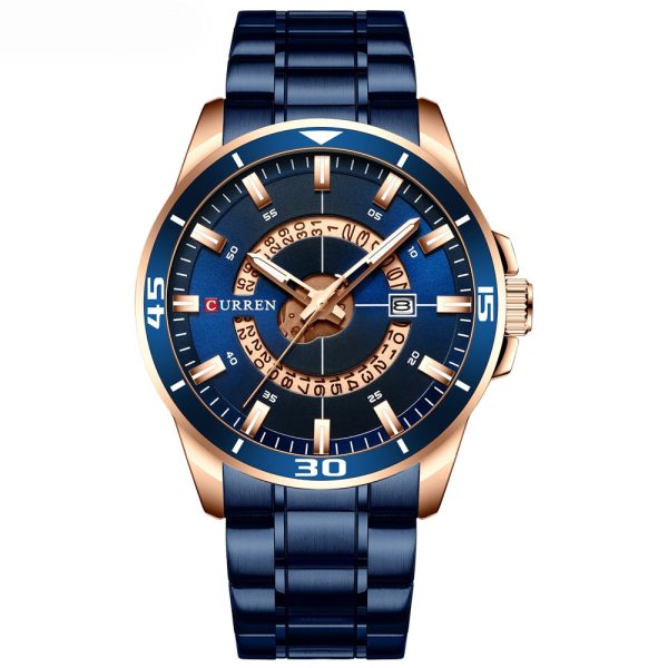 CURREN Men's Round Calendar Watch - Image 3