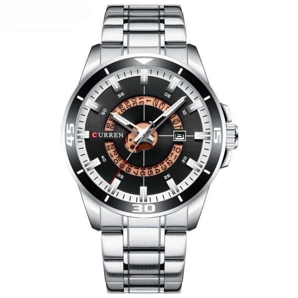 CURREN Men's Round Calendar Watch - Image 11