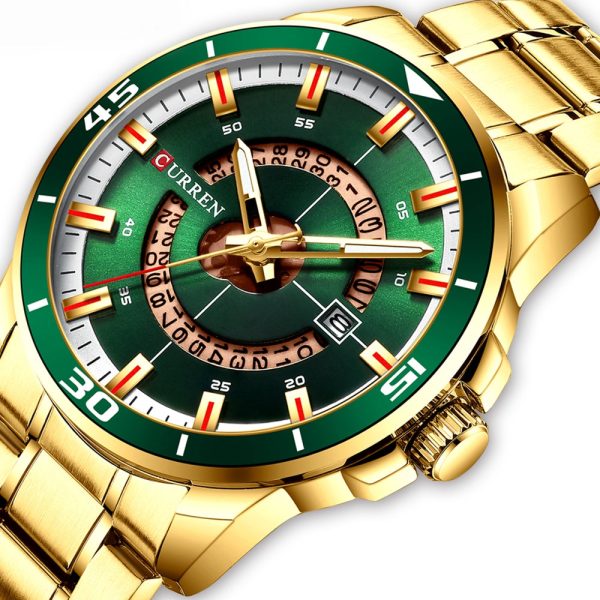 CURREN Men's Round Calendar Watch - Image 13