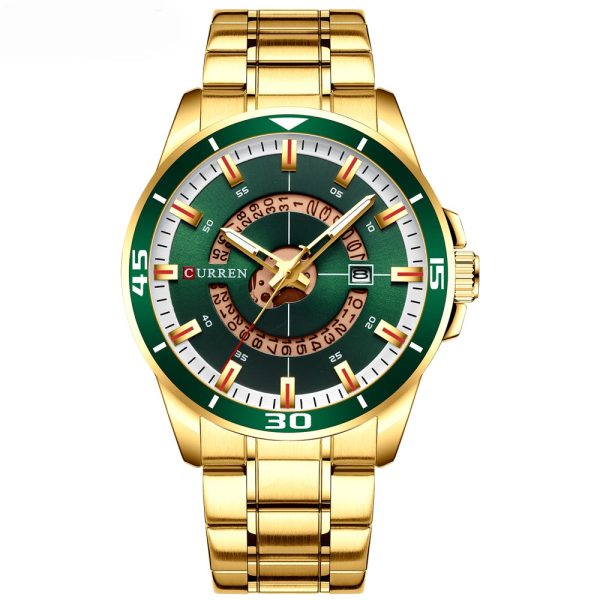 CURREN Men's Round Calendar Watch - Image 23