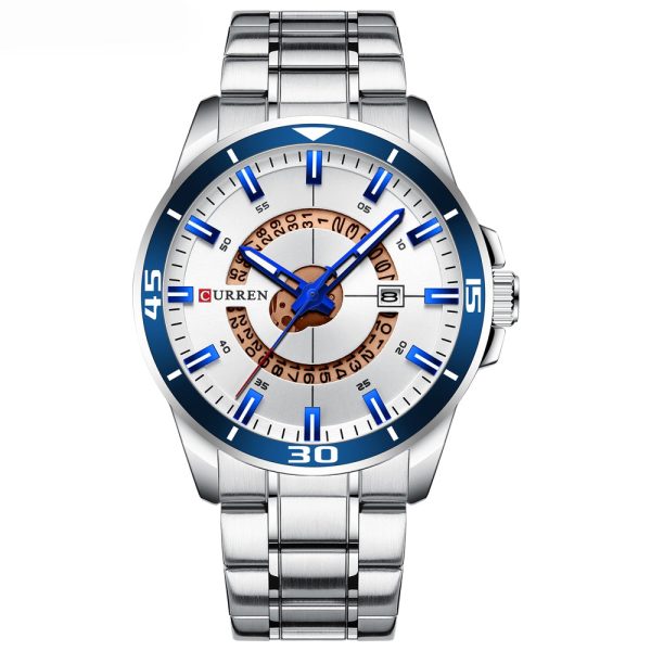 CURREN Men's Round Calendar Watch - Image 24