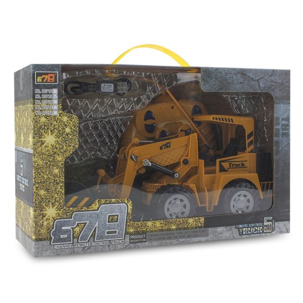 8072E 2.4G Remote Control 5-channel Simulation RC Roller Engineering Car Toy - Image 4
