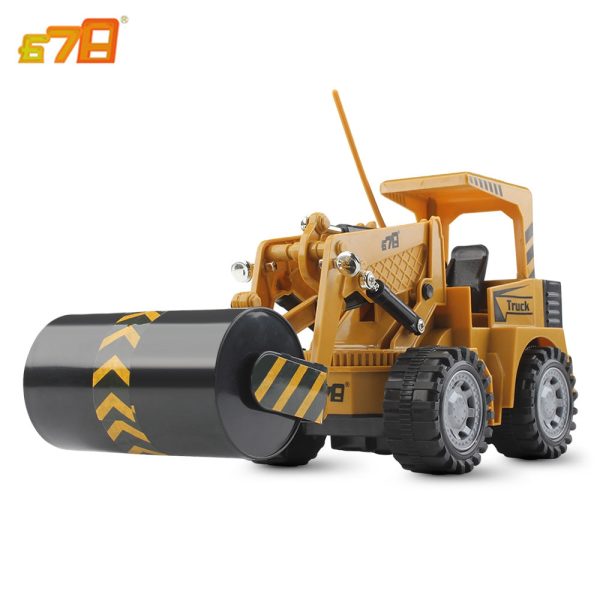 8072E 2.4G Remote Control 5-channel Simulation RC Roller Engineering Car Toy