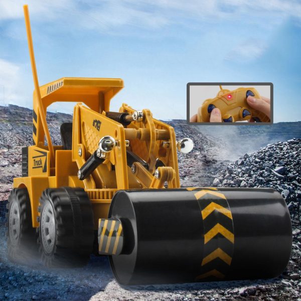 8072E 2.4G Remote Control 5-channel Simulation RC Roller Engineering Car Toy - Image 6
