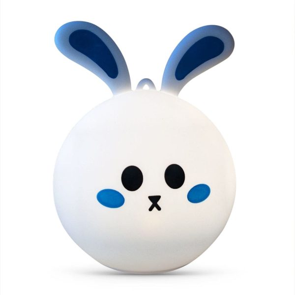 1.5W Silicone Night RGB + Warm Light Pat Rabbit Pattern