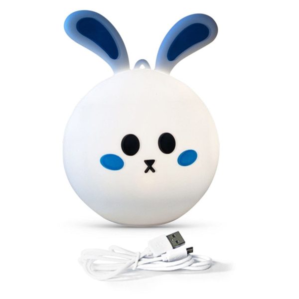1.5W Silicone Night RGB + Warm Light Pat Rabbit Pattern - Image 5