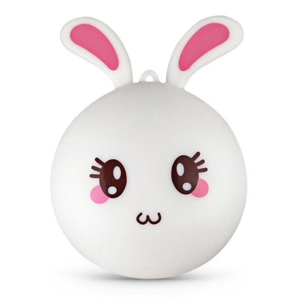 1.5W Silicone Night RGB + Warm Light Pat Rabbit Pattern - Image 9