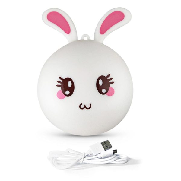 1.5W Silicone Night RGB + Warm Light Pat Rabbit Pattern - Image 14