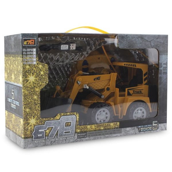 8073E 2.4G Remote Control 5-channel Simulation Open Road RC Engineering Truck Toy Gift - Image 4